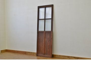 アンティーク 古い木のレトロな細身のドア1枚(扉)