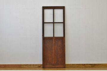 アンティーク 古い木のレトロな細身のドア1枚(扉)