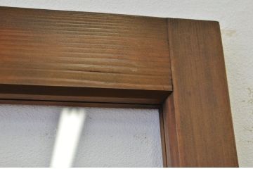 アンティーク 古い木のレトロな細身のドア1枚(扉)