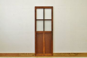 アンティーク 古い木のレトロな細身のドア1枚(扉)