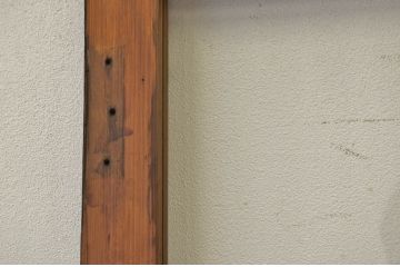 アンティーク 古い木のレトロな細身のドア1枚(扉)