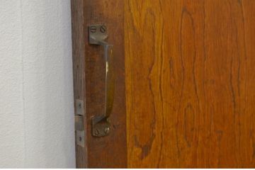 昭和レトロ ダイヤガラスのシックなドア1枚(扉・建具)
