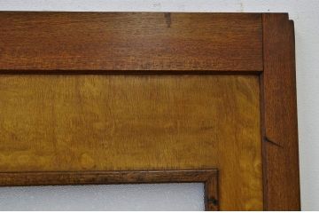 昭和レトロ ダイヤガラスのシックなドア1枚(扉・建具)