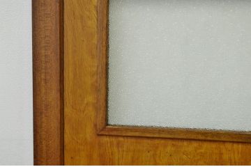 昭和レトロ ダイヤガラスのシックなドア1枚(扉・建具)