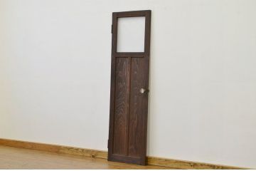 アンティーク とても細身のガラスノブのドア?(ダイヤガラス入り)扉・建具