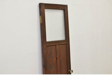 アンティーク とても細身のガラスノブのドア?(ダイヤガラス入り)扉・建具