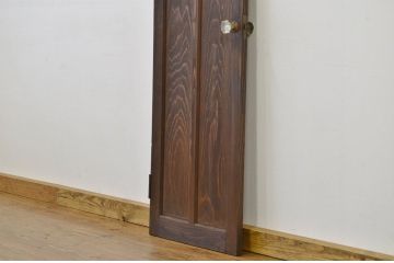 アンティーク とても細身のガラスノブのドア?(ダイヤガラス入り)扉・建具