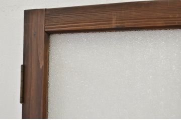 アンティーク とても細身のガラスノブのドア?(ダイヤガラス入り)扉・建具