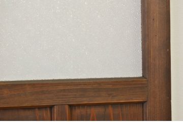 アンティーク とても細身のガラスノブのドア?(ダイヤガラス入り)扉・建具