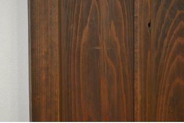 アンティーク とても細身のガラスノブのドア?(ダイヤガラス入り)扉・建具