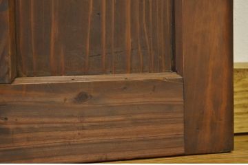 アンティーク とても細身のガラスノブのドア?(モールガラス入り)扉・建具