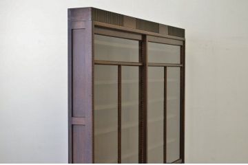 アンティーク家具　アンティーク 特大薄型収納棚