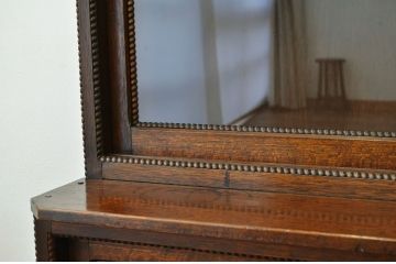 アンティーク家具　アンティーク 特大薄型収納棚