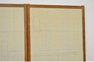 昭和レトロ　素敵な雪見障子戸4枚セット?(要修理・格安販売品)(引き戸、擦り上げ障子戸、擦上障子戸)