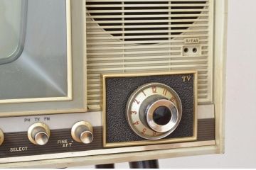 昭和レトロ 真空管テレビ三菱 16T-900型 ラジオジャンク