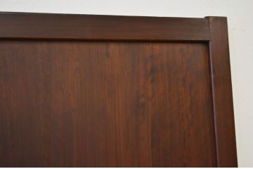 ★美品 シックな格子帯戸2枚セット(アンティーク建具・引き戸)