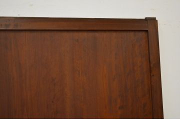 ★美品 シックな格子帯戸2枚セット(アンティーク建具・引き戸)
