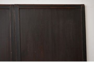 ★古い木のシンプルな板戸2枚セット(引き戸・帯戸)