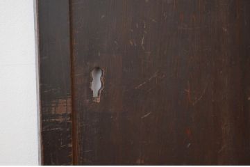 ★古い木のシンプルな板戸2枚セット(引き戸・帯戸)
