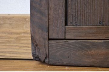 ★アンティーク　珍品くぐり戸付き板戸1枚