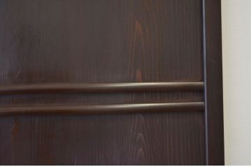 アンティーク　古い木のシックなドア1枚(扉・板戸)