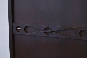 アンティーク　古い木のシックなドア1枚(扉・板戸)