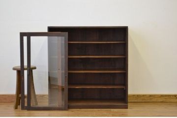 アンティーク家具　アンティーク　古い木の収納棚(下駄箱)