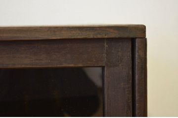 アンティーク家具　アンティーク　古い木の収納棚(下駄箱)
