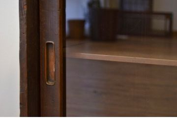アンティーク家具　アンティーク　古い木の収納棚(下駄箱)