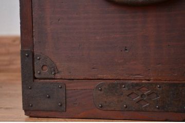 アンティーク家具　古民具・骨董 シックな時代箪笥ローボード(チェスト・タンス)