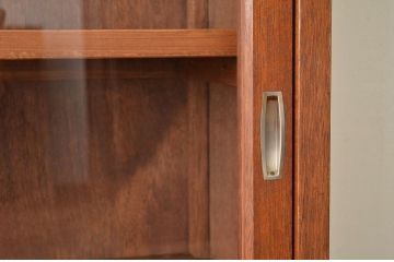アンティーク家具　1960年代特大薄型収納棚?(陳列棚、ショーケース、ガラスケース)