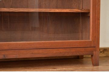 アンティーク家具　1960年代特大薄型収納棚?(陳列棚、ショーケース、ガラスケース)