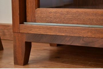 アンティーク家具　1960年代特大薄型収納棚?(陳列棚、ショーケース、ガラスケース)