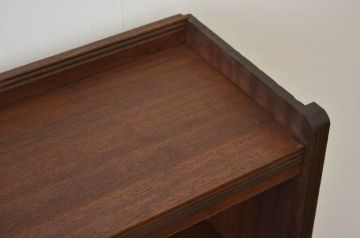 レトロ家具　昭和レトロ　シンプルなアンティーク本棚(飾り棚)