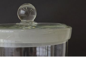 昭和レトロ 大きなアンティークガラス瓶(ビン・薬びん)