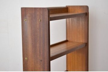 レトロ家具　昭和レトロ シンプルな無垢材本棚(飾り棚 アンティーク)