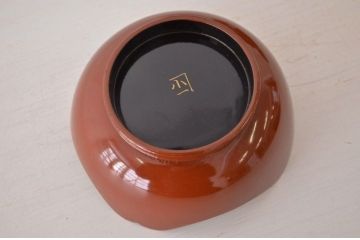 古民具・骨董　木製漆器変わり御椀15客セット(おわん・漆芸)