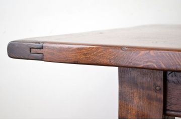 アンティーク家具　海外アンティーク　特大オーク材の重厚なテーブル(作業台)