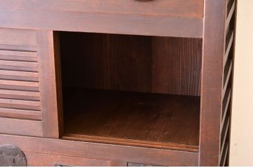 美品!　状態の良い二段重ね　美濃帳場箪笥