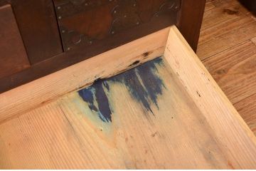 美品!　状態の良い二段重ね　美濃帳場箪笥