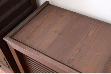 美品!　状態の良い二段重ね　美濃帳場箪笥