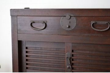アンティーク家具　古民具・骨董　味わい深い　美濃帳場　箪笥
