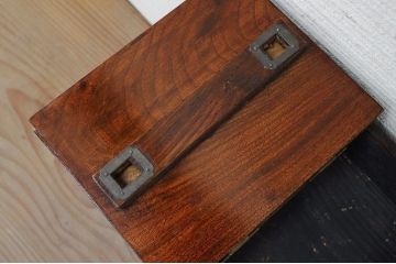 アンティーク家具　総栗材!漆の綺麗な時代引き出し箱(化粧箱)