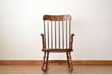 ★中古　かしわ木工　ロッキングチェア