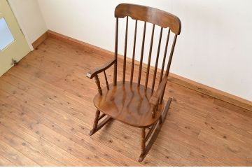 ★中古　かしわ木工　ロッキングチェア