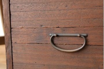 アンティーク家具　古い木の2杯引き出し時代箪笥アンティークローボード?
