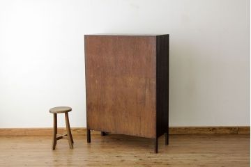 アンティーク家具　古民具・骨董　1960年代ナラ材大型カードケース(引き出し・ドロワー、図書館、図書室)
