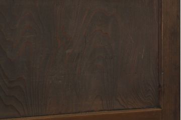 ★古民具・骨董　銀モールガラス入り裏障子付き格子戸2枚セット?(引き戸・建具)