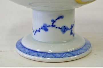 ○江戸〜明治!古い盃洗、盃台筆立、香合など8点(伊万里等)