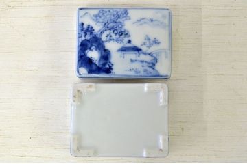 ○江戸〜明治!古い盃洗、盃台筆立、香合など8点(伊万里等)